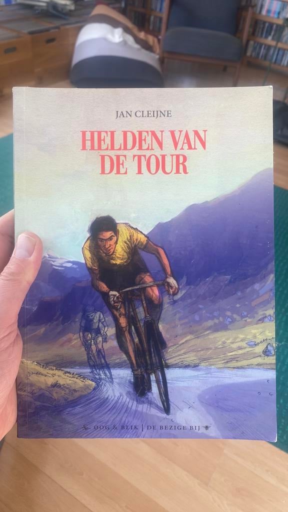 Jan Cleijne - Helden van de Tour, Ophalen, Eén stripboek, Zo goed als nieuw, Jan Cleijne