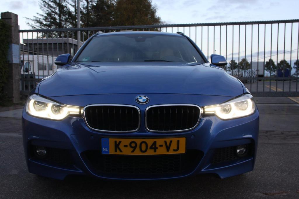 BMW 3-serie Touring 320d M-sport edition trekhaak,led, Mooie, Auto's, BMW, Automaat, 745 kg, Achterwielaandrijving, Leder