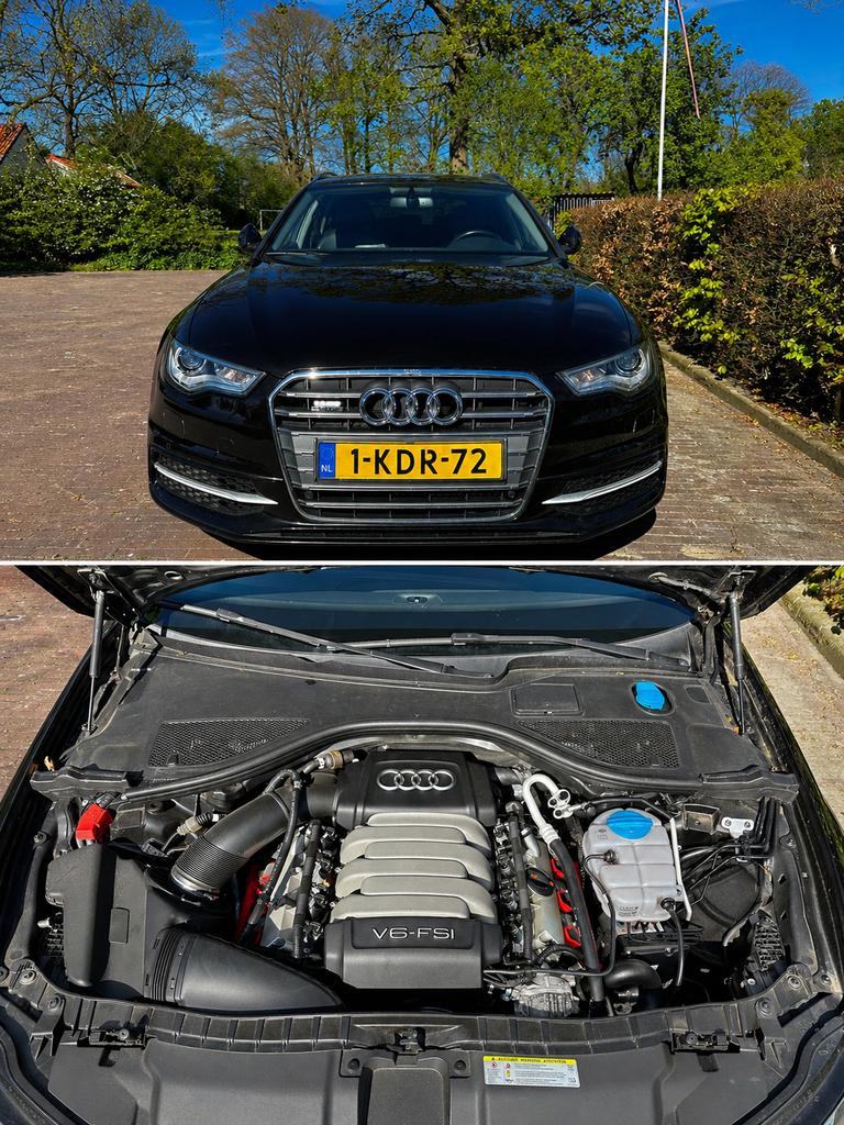 Audi A6 2.8FSI 150KW Avant Quat S-tr 2013 Bruin, Auto's, Euro 5, Zwart, 2773 cc, Bruin