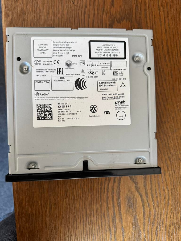 een VW MIB2 Composition Media (3Q0 035 819 C), Ophalen, Zo goed als nieuw