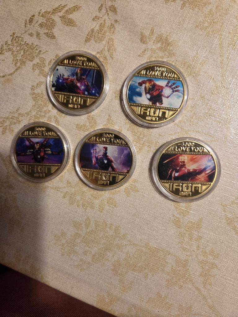 Koningsdael,Iron Man 'I Love You 3000' Herdenkingsmunten Set, Ophalen of Verzenden, Zo goed als nieuw