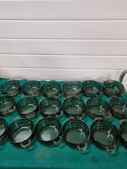 -	Soep schaaltjes Arcoroc frans bruin glas, Ophalen of Verzenden, 'T Olde Gre-j, Info@toldegrej.nl, Endepoelstraat 20f Didam