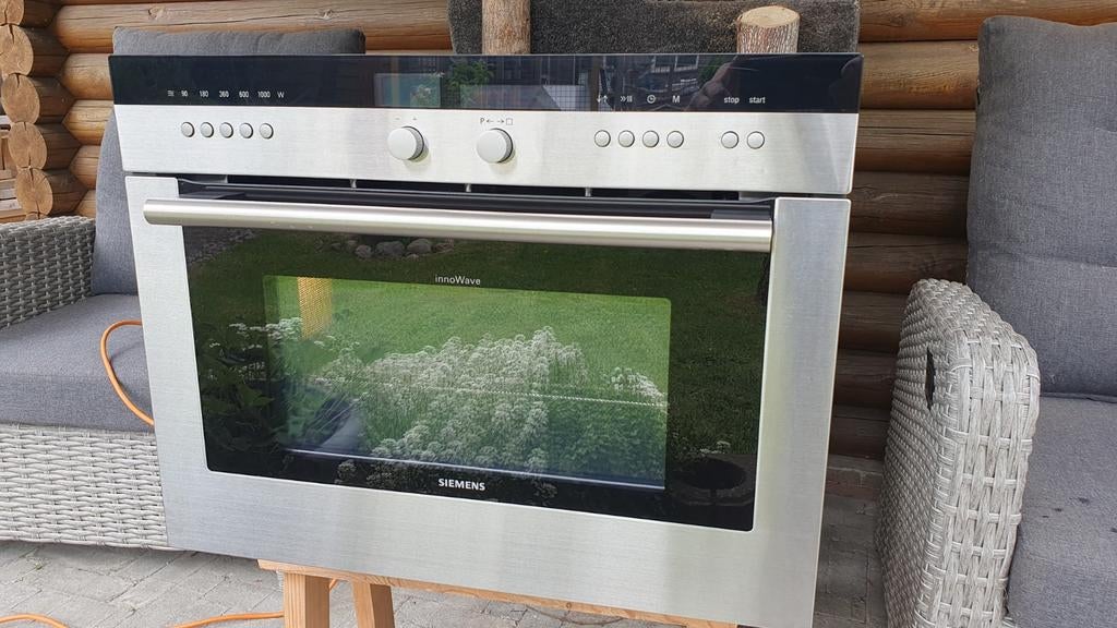 Siemens Inbouw Combimagnetron - RVS, Ophalen, Combimagnetron, Gebruikt, 60 cm of meer