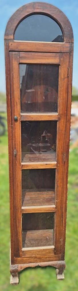 Vitrinekast, Ophalen, Gebruikt, 150 tot 200 cm, Koloniale