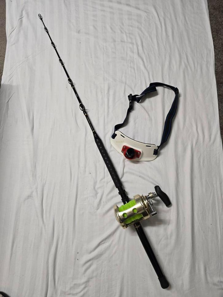 FInNor Marquesa Big Game rod & Fin Nor Santiago 50, Watersport en Boten, Hengelsport | Zeevissen, Zo goed als nieuw, Ophalen of Verzenden