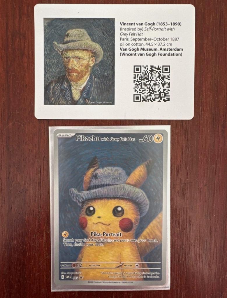 Pikachu with Grey Felt Hat, Ophalen, Nieuw, Losse kaart