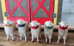 5 Erzgebirge schaapjes, Diversen, Kerst, Ophalen of Verzenden