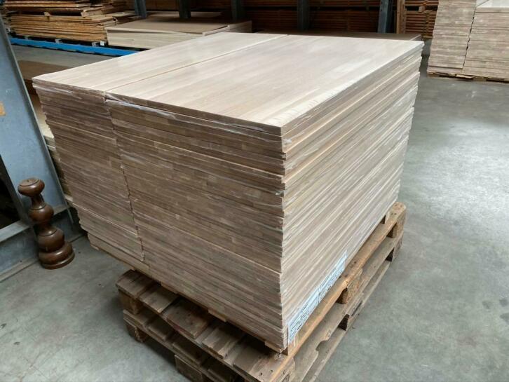 Massief eiken meubelpanelen eikenhout online bestellen, Doe-het-zelf en Verbouw, Hout en Planken, Ophalen of Verzenden, Nieuw