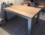 Eettafel eikenkleur 79x160x90 cm, Ophalen, Overige materialen, 50 tot 100 cm, Zo goed als nieuw