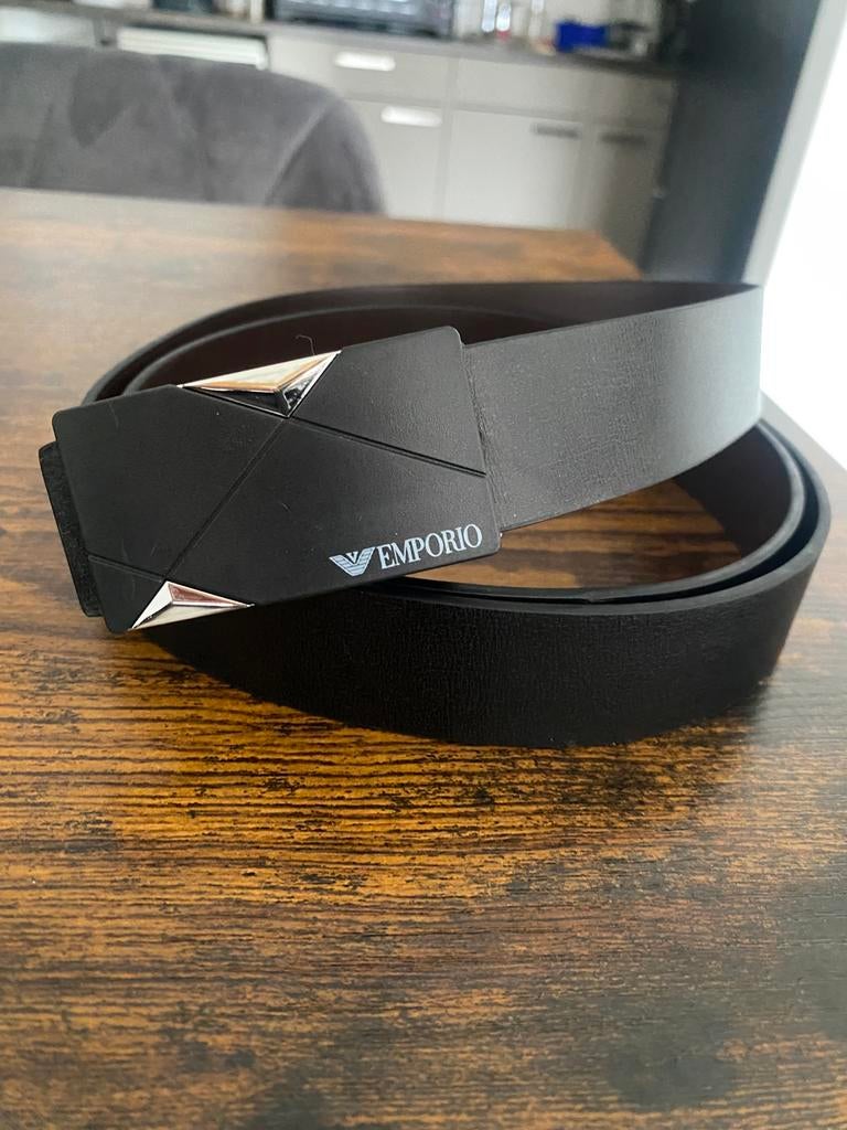 Emporio riem van leer,  nieuw! 130cm verstelbaar echt leer!, Kleding | Heren, Riemen en Ceinturen, Overige kleuren, Echt leder