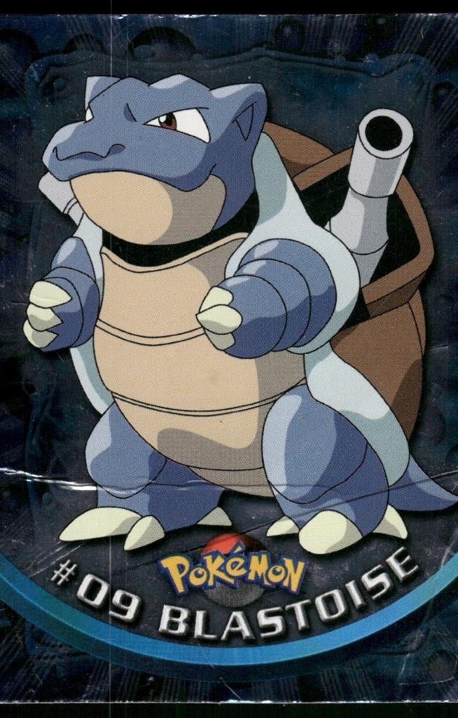 Blastoise 9/144 - Pokemon 1999 Topps TV (Foil) (Poor), Verzenden, Gebruikt, Foil