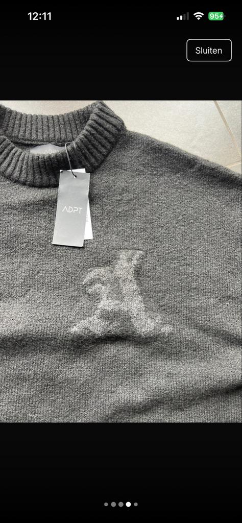 ADPT trui met label, Ophalen of Verzenden, Nieuw, Grijs