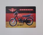 Zundapp CS50 brommer reclamebord van metaal wandbord deco, Ophalen of Verzenden, Nieuw, Auto's