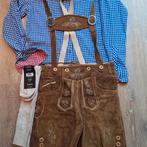 Lederhose 50 Oktoberfeest overhemd kousen Tiroler, Ophalen, Zo goed als nieuw, Maat 48/50 (M), Overige thema's
