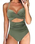 Nieuw!!! Mooi badpak - Maat M, Ophalen of Verzenden, Nieuw, Groen, Badpak