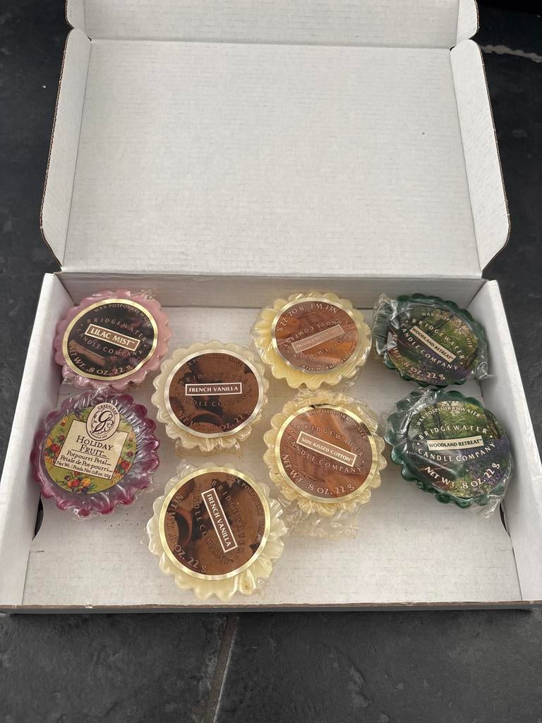 Scented wax bar geurkaars Bridgewater Candle Company vanille, Overige materialen, Wit, Nieuw, Ophalen of Verzenden