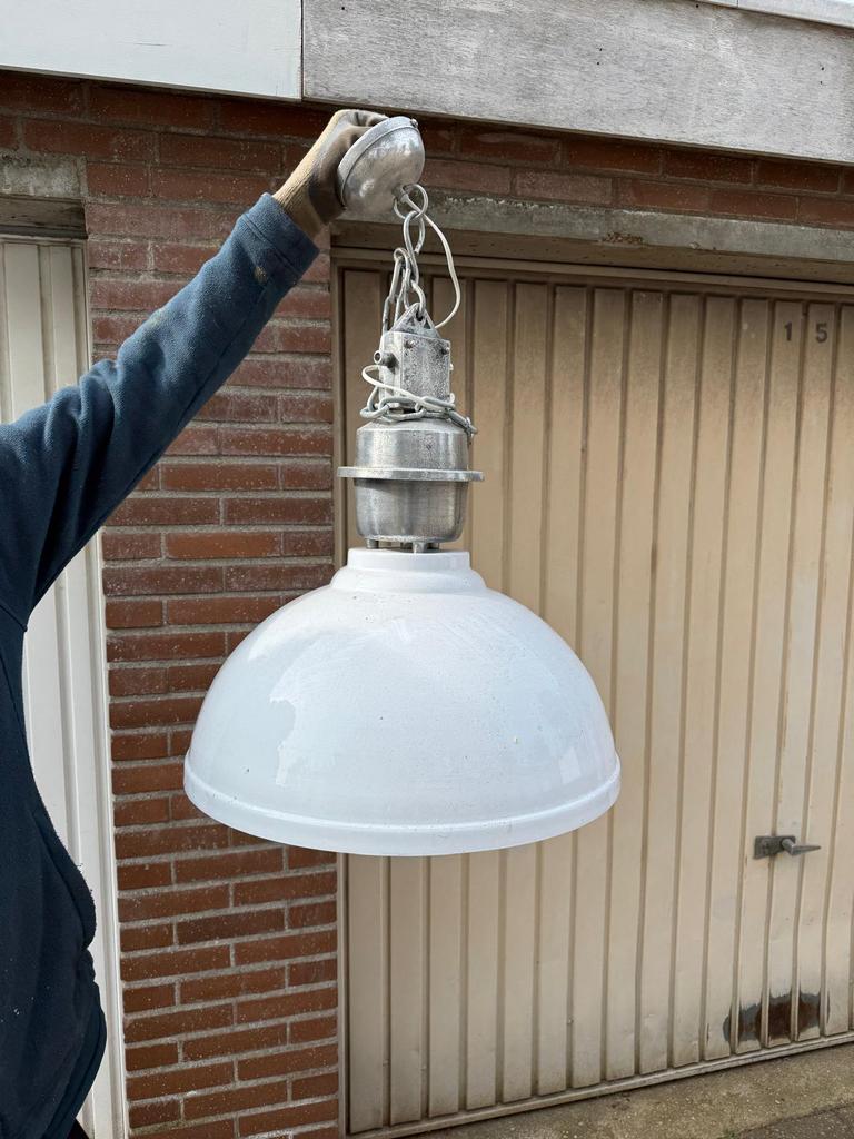 Industriele hanglamp, Ophalen of Verzenden, Zo goed als nieuw, Minder dan 50 cm