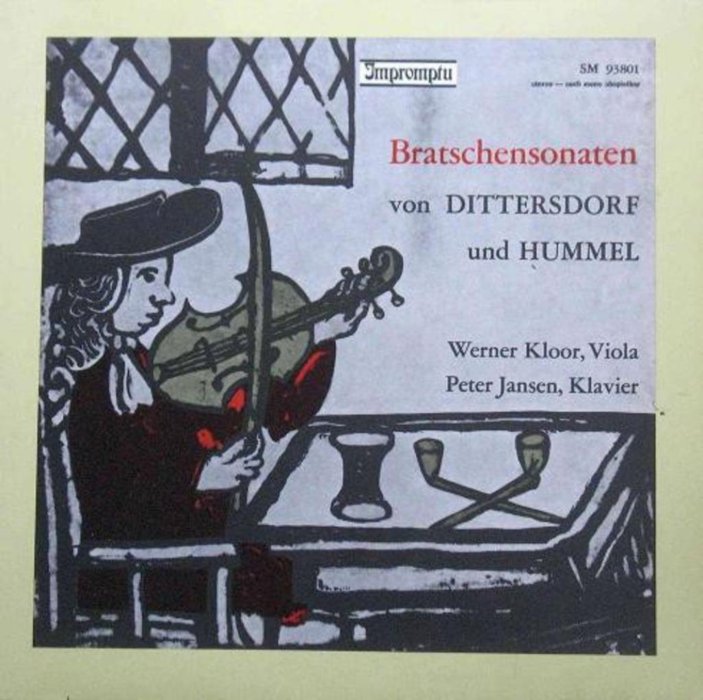 Werner Kloor Peter Jansen Bratschensonaten Sonatas Violin, Cd's en Dvd's, Vinyl | Klassiek, Zo goed als nieuw, Classicisme, Kamermuziek