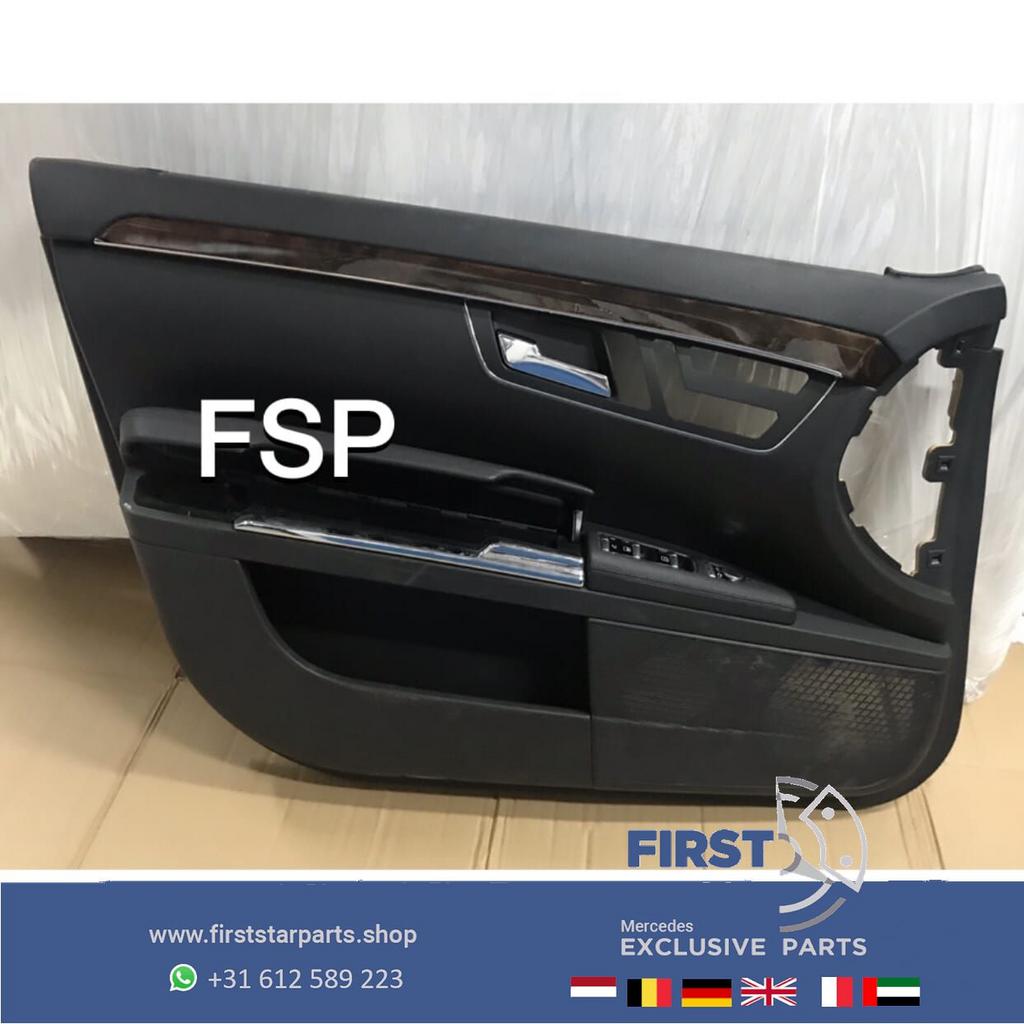 W221 DEURPANEEL SET Mercedes S KLASSE LRVA 4X DEURKAART LINK, Auto-onderdelen, Interieur en Bekleding, Gebruikt, -, Ophalen of Verzenden