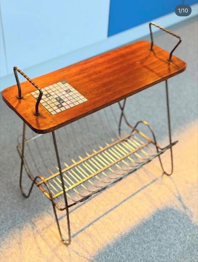 Vintage magazinerek met mozaïek, Ophalen of Verzenden