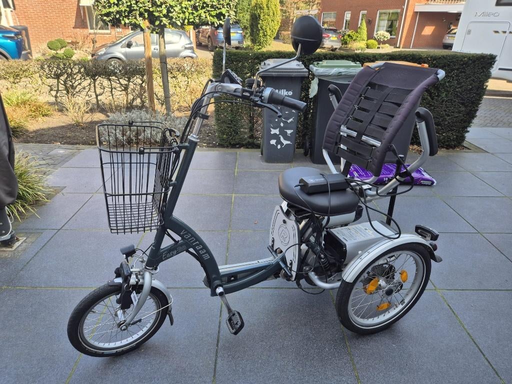 Driewielfiets elektrisch Van Raam, Fietsen en Brommers, Fietsen | Driewielfietsen, Ophalen, Gebruikt, Van Raam