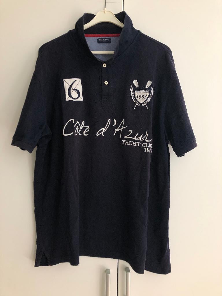 Leuke heren polo Gilberto, Kleding | Heren, Ophalen of Verzenden, Zo goed als nieuw, Overige maten, Blauw