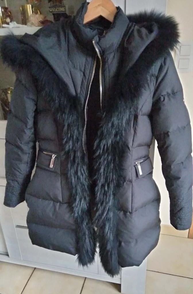 zwarte jas / winterjas Merk relish maat M, Maat 38/40 (M), Zwart, Ophalen of Verzenden, Zo goed als nieuw