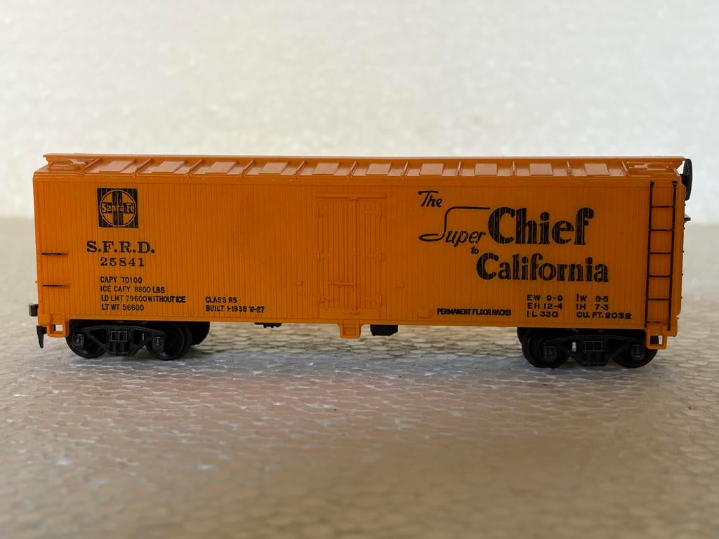 Mantua Santa Fe 'The Super Chief to California', Overige merken, Gebruikt, Gelijkstroom of Wisselstroom, Wagon