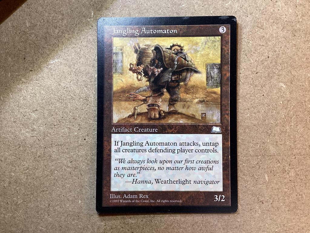 1x Jangling Automaton (Light Played), Ophalen of Verzenden, Gebruikt, Losse kaart