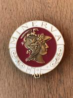Minerva emaille reclame badge, Ophalen of Verzenden, Zo goed als nieuw, Reclamebord