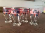 4 Fristi Glazen - Vintage, Ophalen of Verzenden, Nieuw