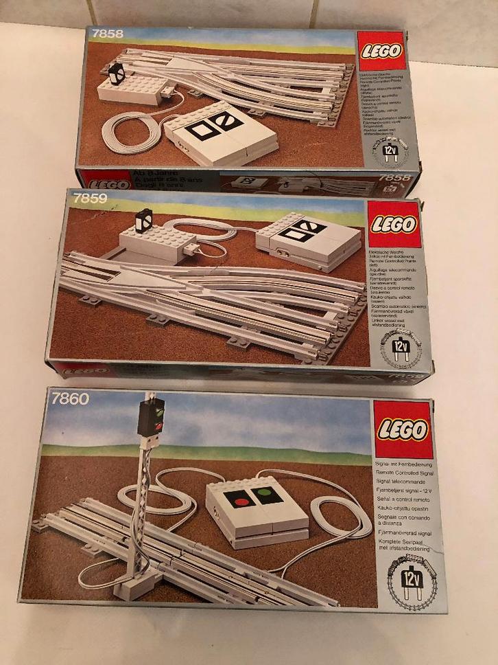 Lego 7858 7859 7860 wissels trein 12 volt, Kinderen en Baby's, Speelgoed | Duplo en Lego, Zo goed als nieuw, Lego, Complete set