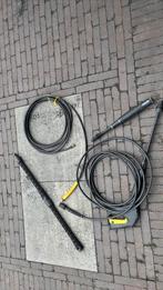 Karcher spuitlans, verlengstuk en rioolontstopper, Tuin en Terras, Hogedrukreinigers, Ophalen of Verzenden, Gebruikt