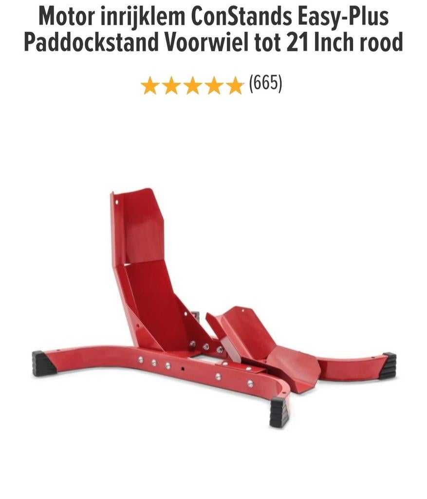 Nieuwe ConStands Easy Plus – voorwiel motorstandaard, Motoren, Accessoires | Onderhoudsmiddelen, Ophalen of Verzenden