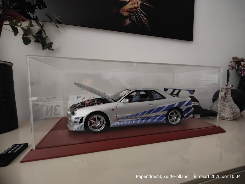 Te koop Fanhome 1:8 Nissan Skyline Fast and the Furious, Ophalen, Nissan