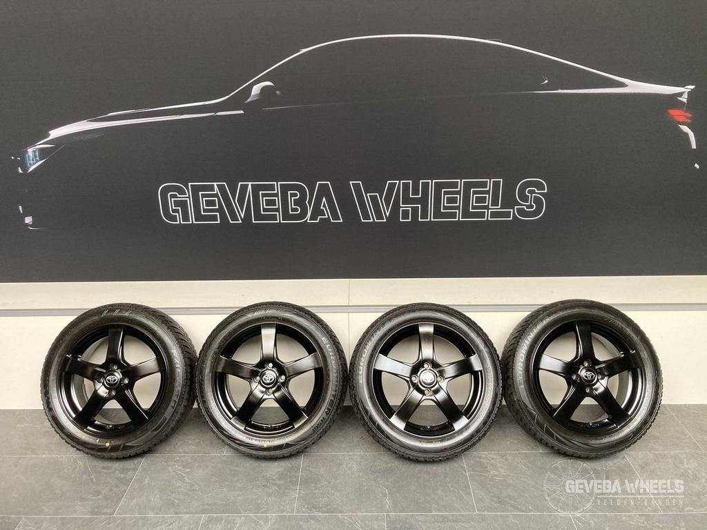 16” Toyota Yaris tot 2020 sport velgen + winterbanden 4x100, Gebruikt, 175 mm, -, Banden en Velgen
