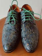 Zwarte leren heren veterschoen maat 44, Ophalen of Verzenden, Nieuw, Zwart