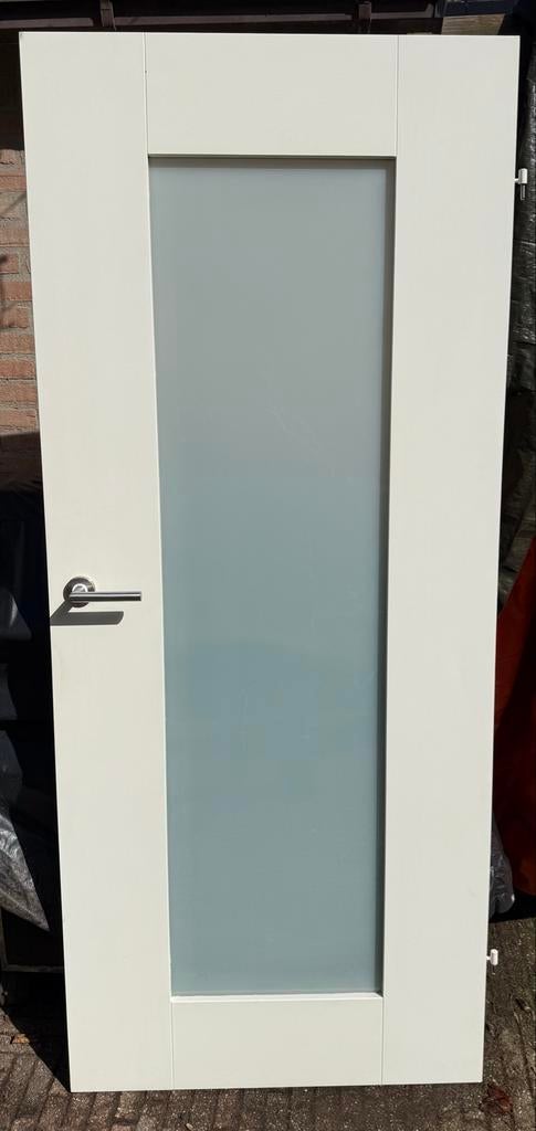 Opdek deur rechtsdraaiend 201x85 cm, Ophalen, Gebruikt, 80 tot 100 cm, Binnendeur