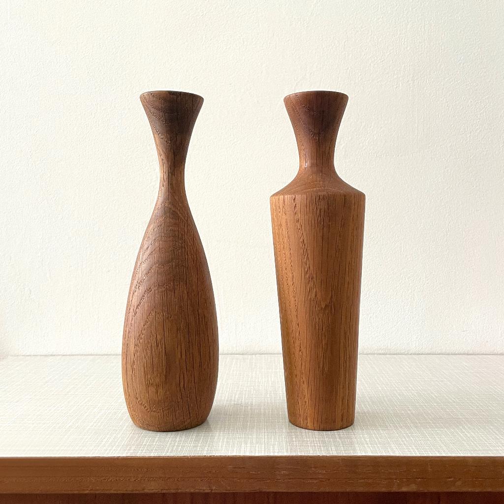 Deens vintage design KANDELAARS teak Mid Century Modern, Huis en Inrichting, Woonaccessoires | Kandelaars en Kaarsen, Gebruikt