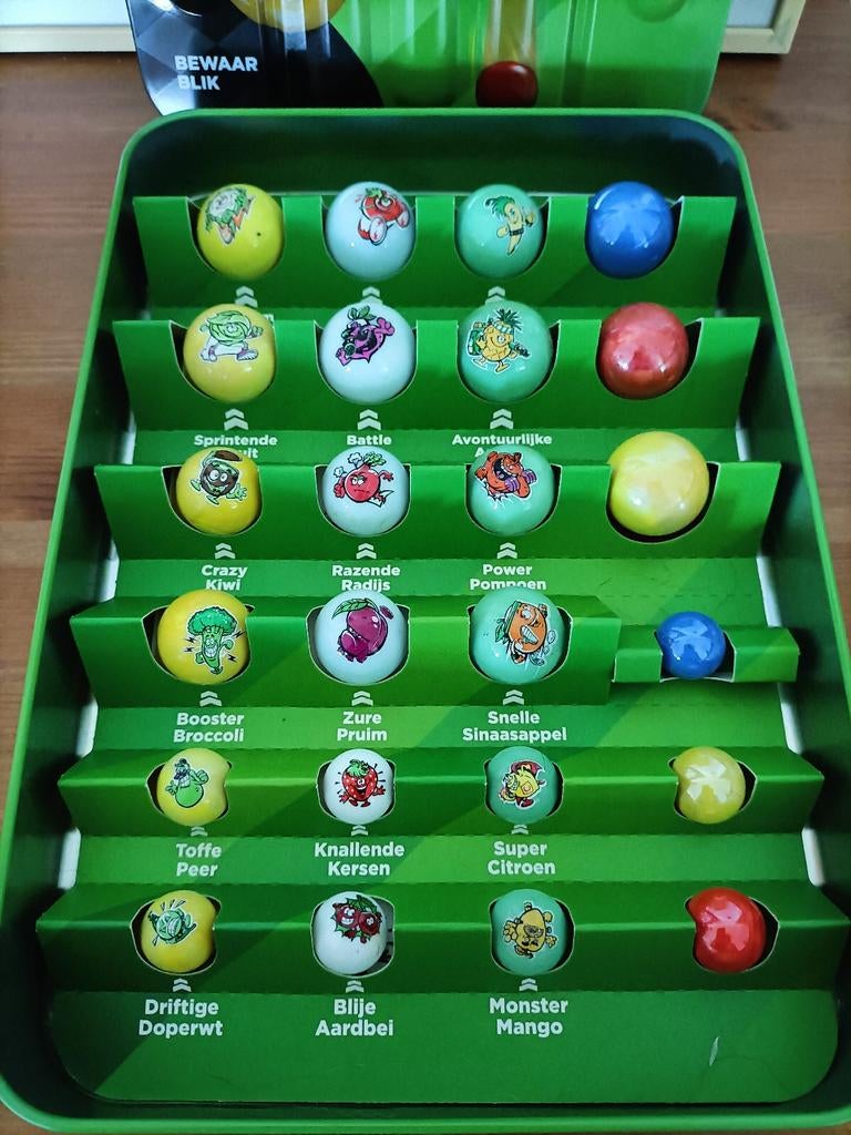 Marble Maniacs knikkers bekend van tv, Verzamelen, Supermarktacties, Ophalen of Verzenden