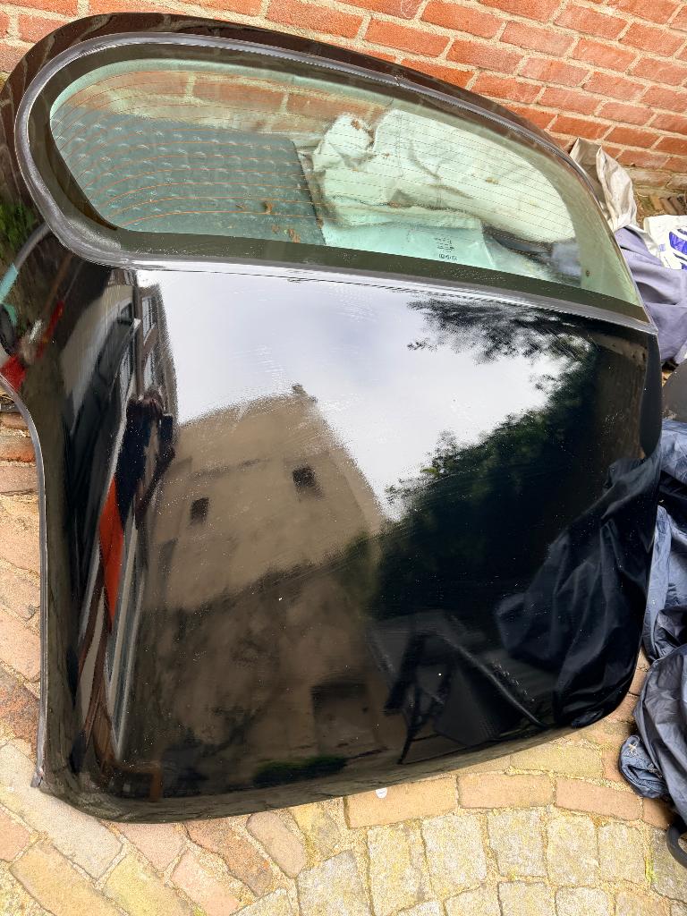 Fiat Barchetta 1.8 16V 1997 Zwart, Auto's, Voorwielaandrijving, 40 €/maand, Zwart, 4 cilinders