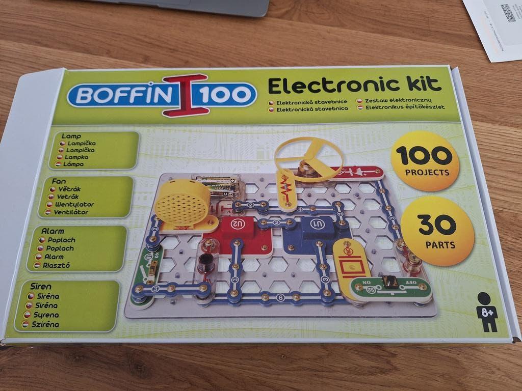 Elektrokit 100 experimenten educatief speelgoed, Ophalen of Verzenden, Zo goed als nieuw, Bouwen, Met licht