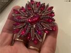 Mooi vintage broche, Met kristal, Overige materialen, 4 tot 7 cm, Verzenden