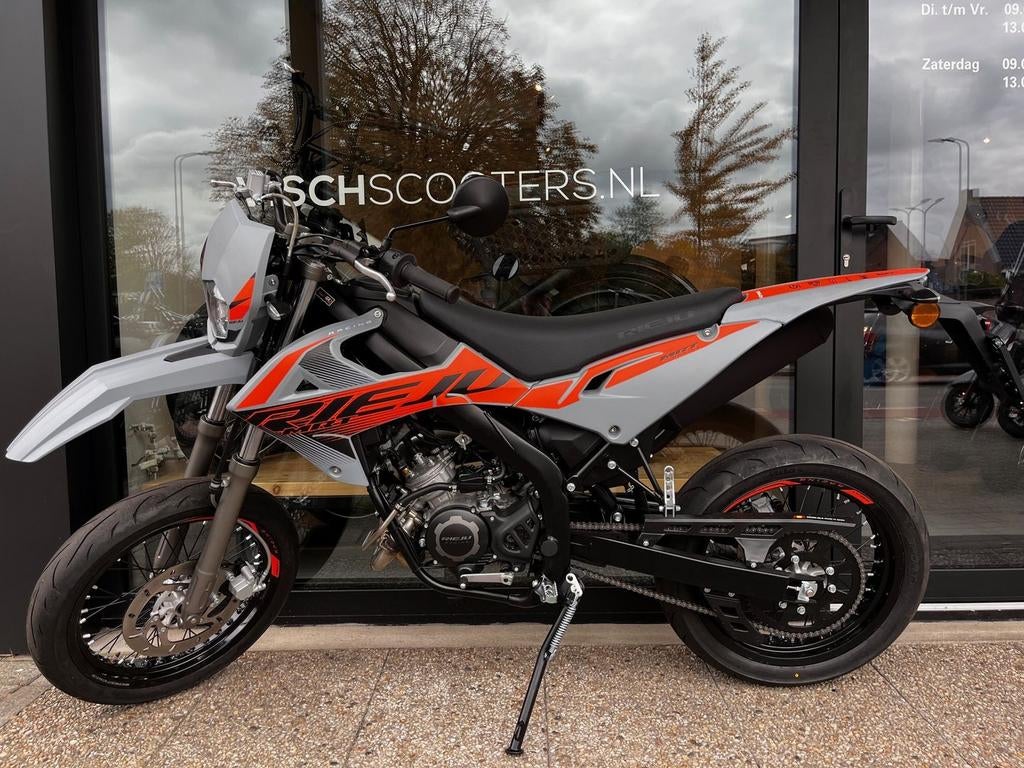 Rieju MRT SM | Mat Grey / Orange | Vandaag Nog Rijden??, RIEJU, Maximaal 45 km/u, Onbekend, Nieuw