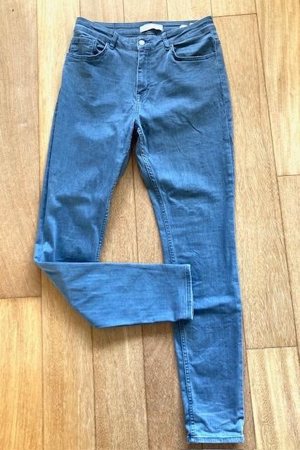 WE Blue Ridge skinny jeans spijkerbroek grijs mt XL/34 (42), Kleding | Dames, Ophalen of Verzenden, Zo goed als nieuw, Blue ridge