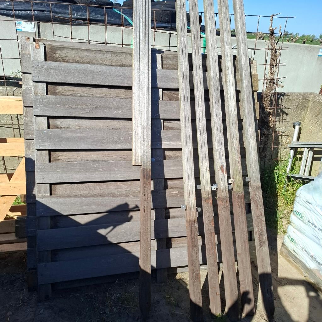 schuttingen, Ophalen, Minder dan 3 meter, Hout, 1 tot 2 meter