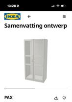 Pax kast met deuren en handgrepen, Huis en Inrichting, Kasten | Kledingkasten, Ophalen, 200 cm of meer, 50 tot 100 cm, Zo goed als nieuw