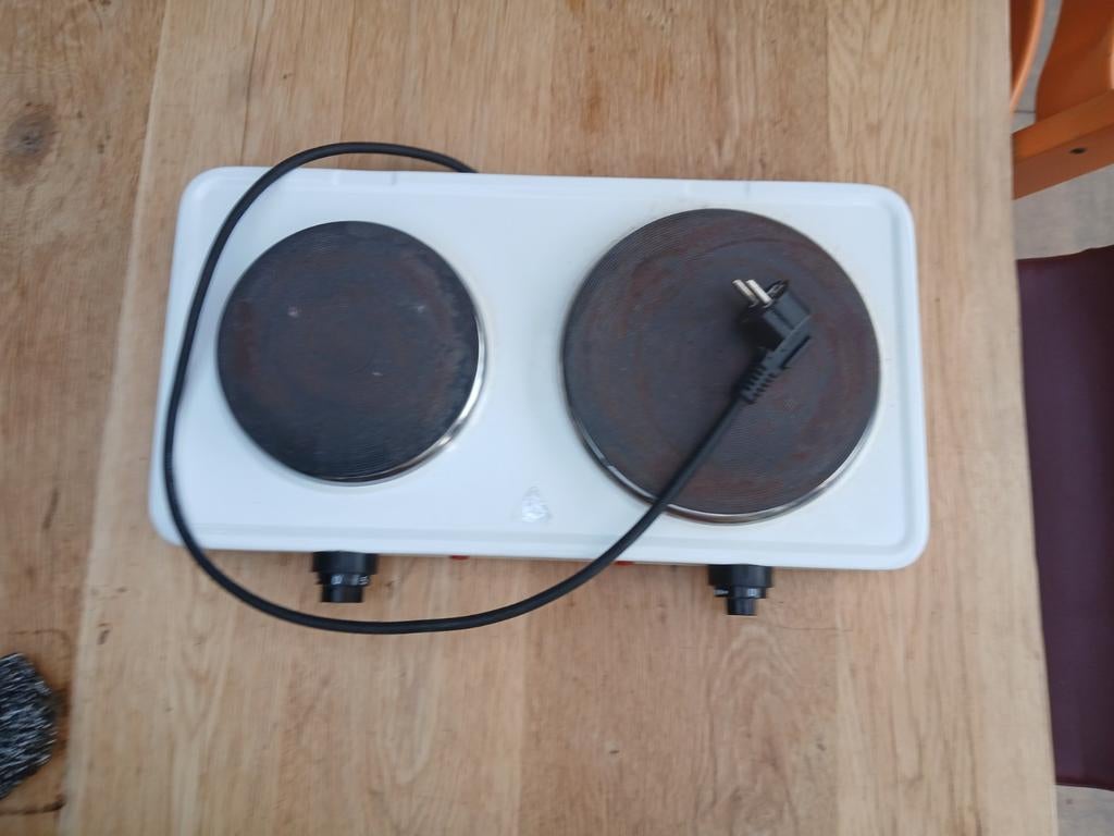 Electrisch 2 pits kookplaatje, Witgoed en Apparatuur, Kookplaten, Ophalen of Verzenden, Vrijstaand, Elektrisch, 3 kookzones of minder