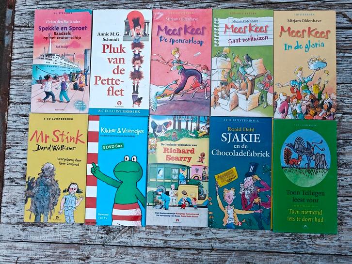 10 kinder luisterboeken., Boeken, Luisterboeken, Ophalen of Verzenden
