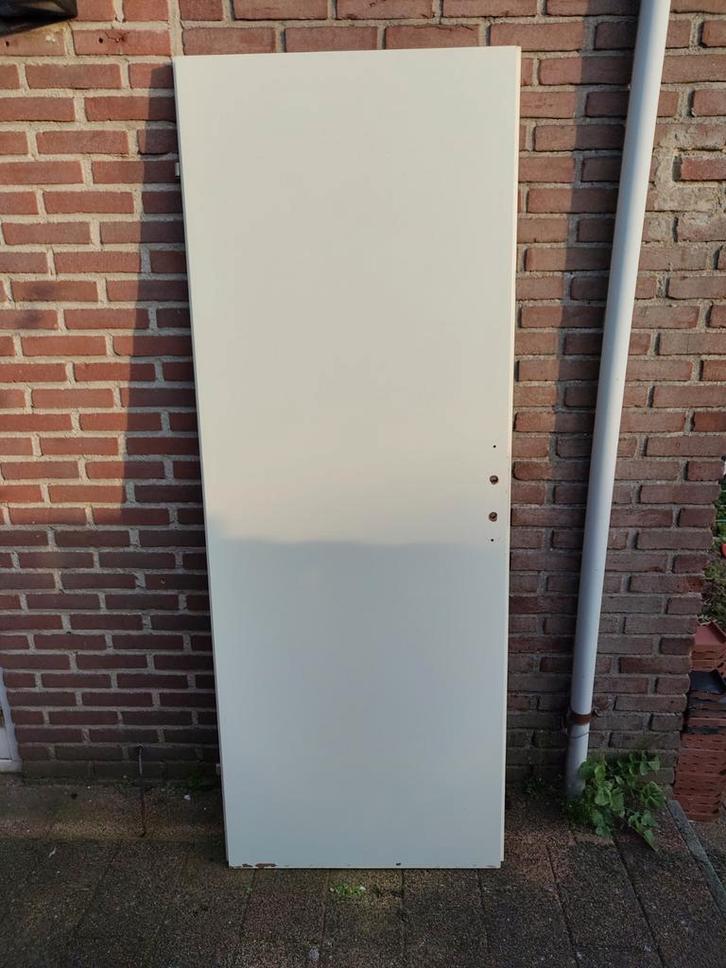 Binnendeur opdek, Doe-het-zelf en Verbouw, Deuren en Horren, Gebruikt, Binnendeur, Minder dan 200 cm, 80 tot 100 cm, Hout, Ophalen